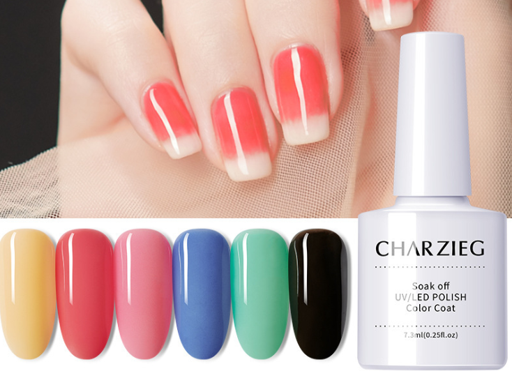 Гель лак Char Zieg белый флакон 7,3 мл