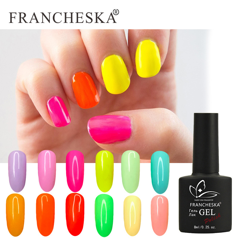 купить Гель лак Francheska неон