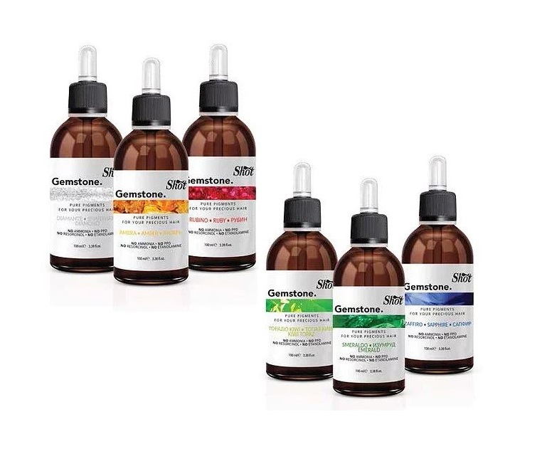Пигменты для окрашивания и тонирования волос GEMSTONE