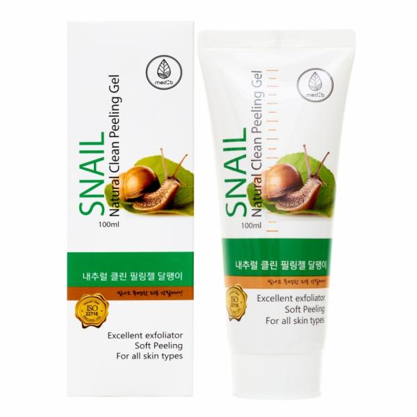 купить Med B. Гель-скатка с муцином улитки, Natural Clean Peeling Gel Snail, 100 мл