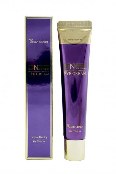 купить QUEEN CHARM. Крем для век питательный с коллагеном и ретинолом, NOURISHING PREMIUM COLLAGEN RETINOL