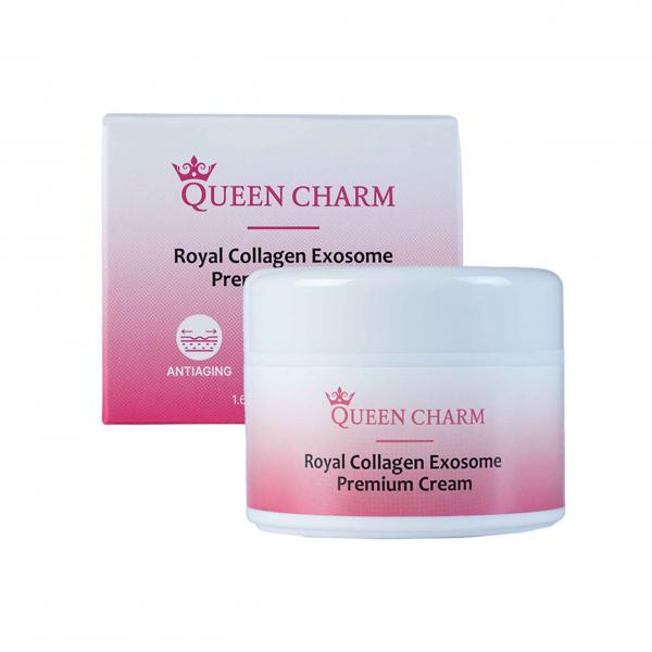 купить QUEEN CHARM. Крем для лица с экзосомами коллагена Royal COLLAGEN EXOSOME PREMIUM CREAM, 50 мл